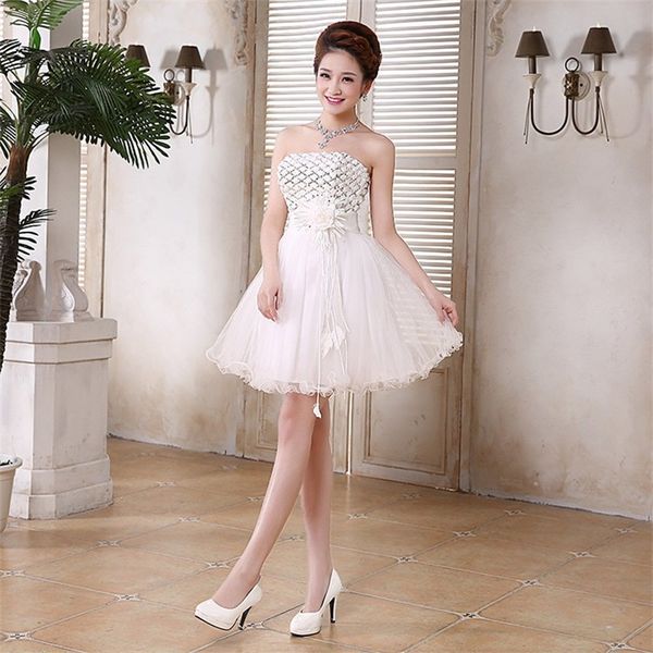 2017 new short evening dresses with sashes flower elegant bride gown girls ball prom party homecoming/graduation formal dress, Black;red
2017 new short evening dresses with sashes flower elegant bride gown girls ball prom party homecoming/graduation formal dress, Black;red