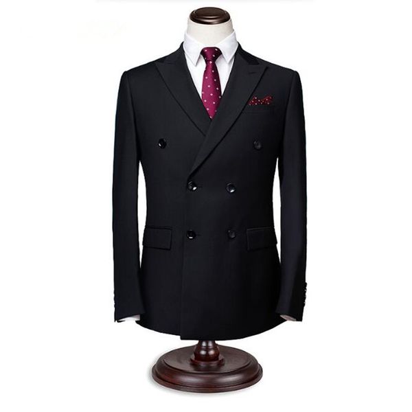 black men suits jacket double breasted groom wedding dress jacket elegant gentleman formal work business suits jacket, Black;brown
black men suits jacket double breasted groom wedding dress jacket elegant gentleman formal work business suits jacket, Black;brown