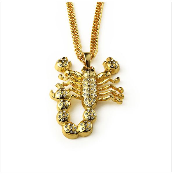 2017 hip hop scorpion shape pendant necklace fashion jewelry wholesale jewelry packing with elegant gift box, Silver
2017 hip hop scorpion shape pendant necklace fashion jewelry wholesale jewelry packing with elegant gift box, Silver