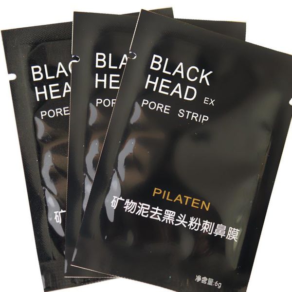 Pilaten Suction Black Mask Face Care Mask Deep Cleaning Tearing Style Pore Strip Deep Cleansing Nose Acne Blackhead Facial Mask 3000pcs