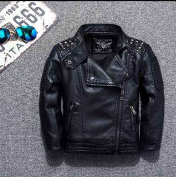 High Quality 2017 New Fashion Autumn Spring Boys Girls PU Leather Jackets Children 4-16Y Clothing Kids Warm Coat Outerwear
High Quality 2017 New Fashion Autumn Spring Boys Girls PU Leather Jackets Children 4-16Y Clothing Kids Warm Coat Outerwear
