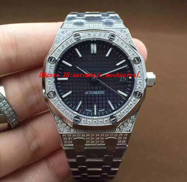 luxury wristwatch automatic white gold diamond stainless steel bracelet automatic mechanical men watches quality, Slivery;brown
luxury wristwatch automatic white gold diamond stainless steel bracelet automatic mechanical men watches quality, Slivery;brown