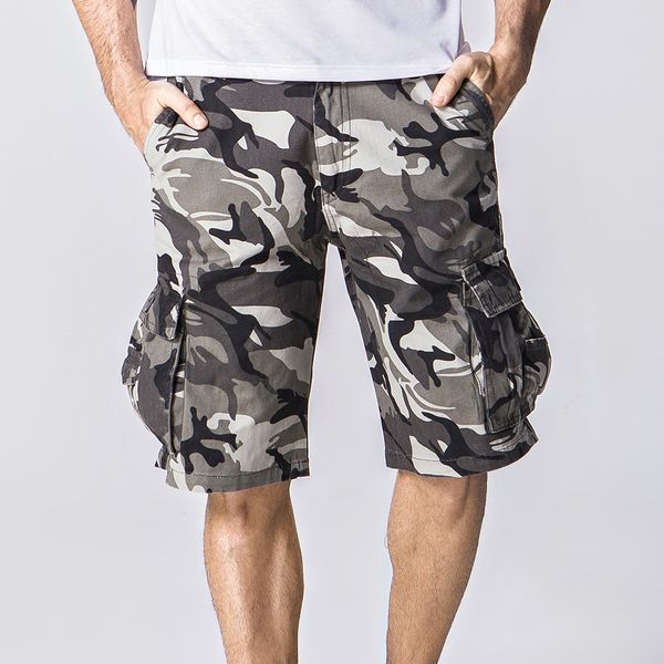 wholesale-men's large size cotton camouflage cargo shorts new summer male multi-pocket shorts size 28-46, White;black
wholesale-men's large size cotton camouflage cargo shorts new summer male multi-pocket shorts size 28-46, White;black