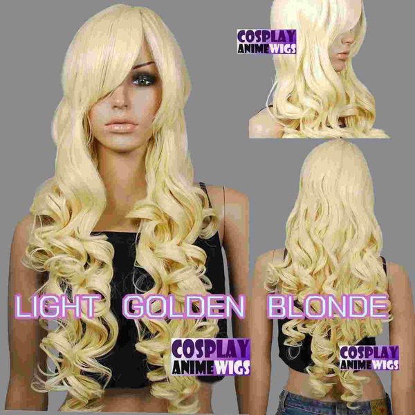 80cm light golden blonde heat styleable curly long cosplay wigs 967_lgb, Golden;white
80cm light golden blonde heat styleable curly long cosplay wigs 967_lgb, Golden;white