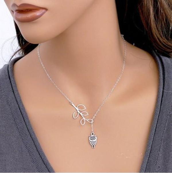 owl necklaces classic silver plated leaf womens girls simple little owl leaves tassels chain jewelry gifts chokers necklaces, Golden;silver
owl necklaces classic silver plated leaf womens girls simple little owl leaves tassels chain jewelry gifts chokers necklaces, Golden;silver