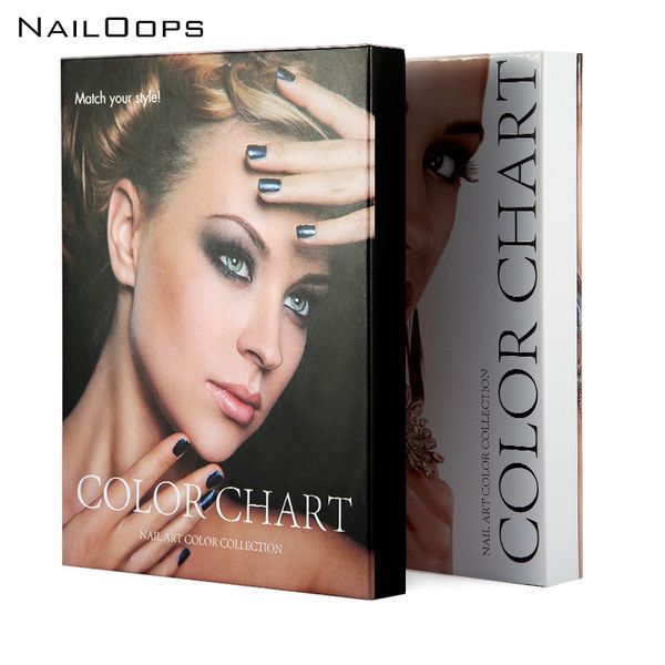 wholesale- 2pcs nail color card chart gel nail polish color display box 120 color model salon nail shop dedicated tools, Silver
wholesale- 2pcs nail color card chart gel nail polish color display box 120 color model salon nail shop dedicated tools, Silver