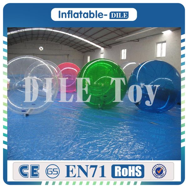 2m Diameter Kids&adults Walk In Plastic Bubble Ball,human Hamster Ball,inflatable Water Walking Ball
