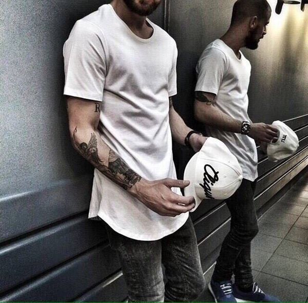curved hem hip hop tshirt men 2021 summer blank extended mens tshirts urban kpop men tee shirts clothes, White;black
curved hem hip hop tshirt men 2021 summer blank extended mens tshirts urban kpop men tee shirts clothes, White;black