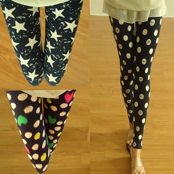 wholesale- autumn spring yards elastic wave point color star graffiti alphabet personality stripe skinny leggings women, Black
wholesale- autumn spring yards elastic wave point color star graffiti alphabet personality stripe skinny leggings women, Black