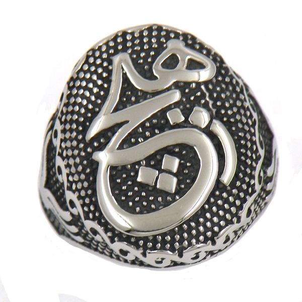 fanssteel stainless steel mens or womens punk vintage hand hold chinese symbol good lucky ring signet ring gift 12w27, Silver
fanssteel stainless steel mens or womens punk vintage hand hold chinese symbol good lucky ring signet ring gift 12w27, Silver
