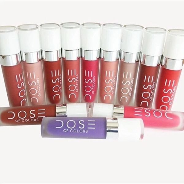 Free Shipping New Makeup Dose Of Colors Liquid Matte Lipstick Waterproof Lip Gloss 12 color
Free Shipping New Makeup Dose Of Colors Liquid Matte Lipstick Waterproof Lip Gloss 12 color