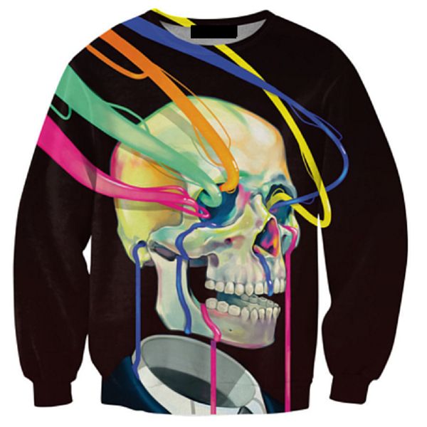 wholesale- new fashion 2017 autumn/ winter 3d sweatshirt colorful skull print fashion men's 3d long sleeve sweatshirt, Black
wholesale- new fashion 2017 autumn/ winter 3d sweatshirt colorful skull print fashion men's 3d long sleeve sweatshirt, Black