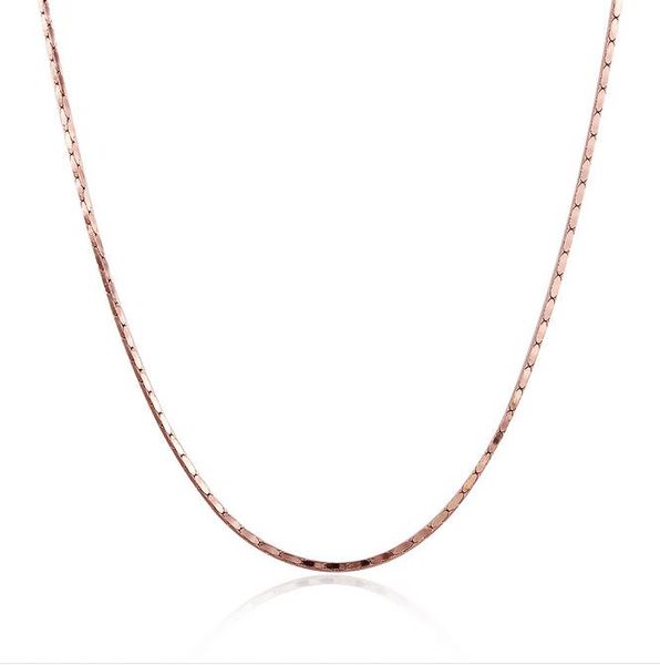 fashion necklace chain luxury mens womens jewelry 18k gold plated chain necklace for men women chains necklaces gifts length: 46cm+5cm wei, Silver
fashion necklace chain luxury mens womens jewelry 18k gold plated chain necklace for men women chains necklaces gifts length: 46cm+5cm wei, Silver