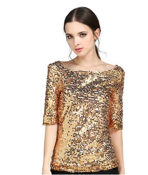 women sequins tshirt new ladies casual embroidery root neck yarn size tee shirt t-shirts slash plus club crop party s-5xl wqsbc, Black
women sequins tshirt new ladies casual embroidery root neck yarn size tee shirt t-shirts slash plus club crop party s-5xl wqsbc, Black
