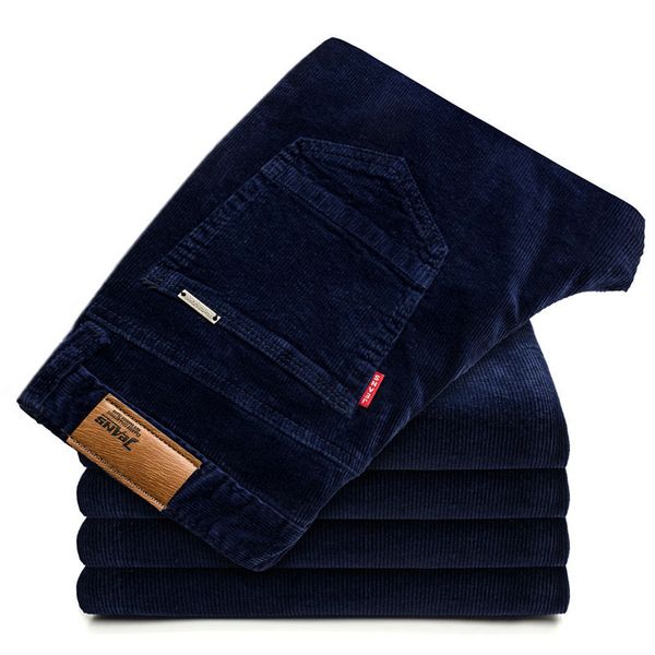 wholesale- men's casual trousers 2016 autumn and winter pants homme men's corduroy trousers thick elastic stretch slim pants, Black
wholesale- men's casual trousers 2016 autumn and winter pants homme men's corduroy trousers thick elastic stretch slim pants, Black