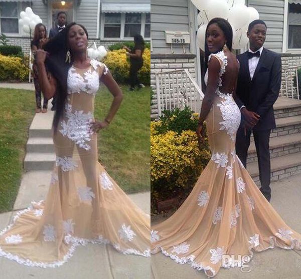 2017 sheer nigerian girl wear evening dresses mermaid open back party dresses applique illusion neck lace evening gowns luxury prom dress, Black;red
2017 sheer nigerian girl wear evening dresses mermaid open back party dresses applique illusion neck lace evening gowns luxury prom dress, Black;red