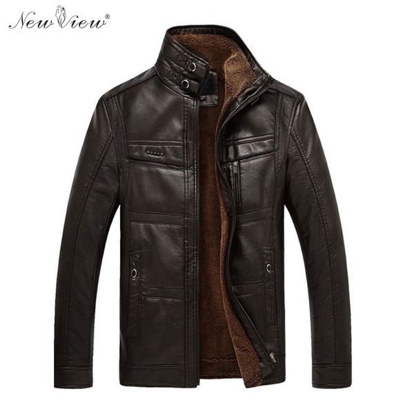 wholesale- leather jacket winter autumn thick warm fur coat men mandarin collar motorcycle pu leather parka plus size 4xl jaqueta de couro, Black
wholesale- leather jacket winter autumn thick warm fur coat men mandarin collar motorcycle pu leather parka plus size 4xl jaqueta de couro, Black