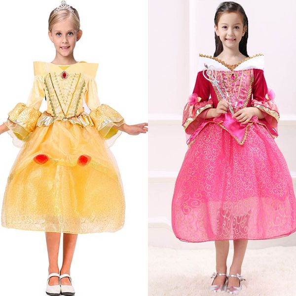 children cosplay princess dresses aurora belle sophia aurora gauze tutu party pageant ball gown long pleated dress sleeping beauty hh7-195, Red;yellow
children cosplay princess dresses aurora belle sophia aurora gauze tutu party pageant ball gown long pleated dress sleeping beauty hh7-195, Red;yellow