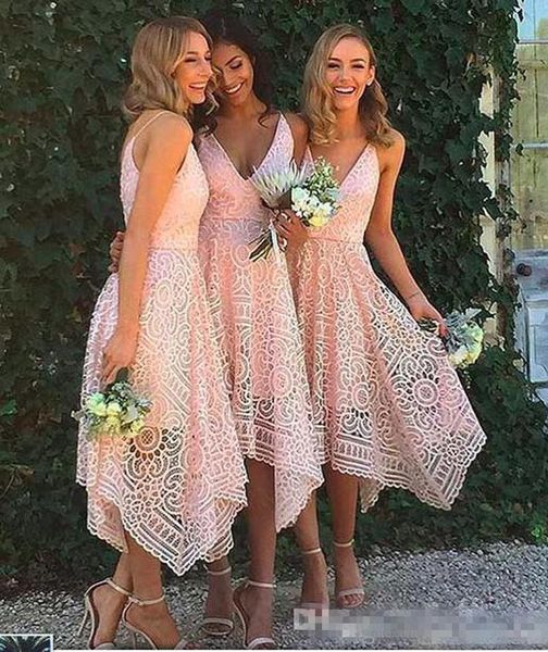 2017 new tyle elegant tea length blu h pink lace bride maid dre irregular hem v neck maid of honor country wedding gue t gown
2017 new tyle elegant tea length blu h pink lace bride maid dre irregular hem v neck maid of honor country wedding gue t gown