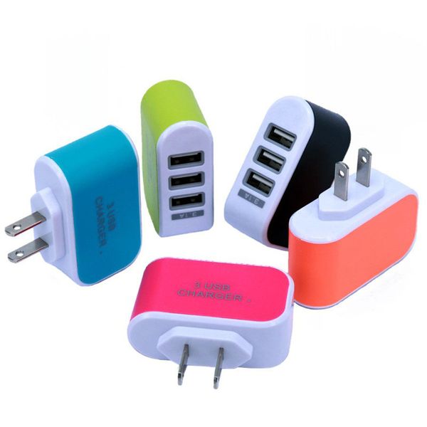 Универсальный США ЕС Plug 5V 3.1A 3 USB Зарядные устройства Адаптер со светодиодной подс
Универсальный США ЕС Plug 5V 3.1A 3 USB Зарядные устройства Адаптер со светодиодной подс