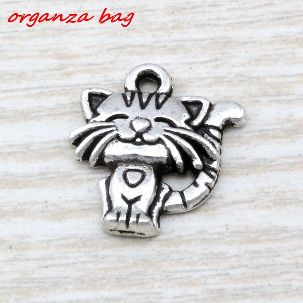 mic 150pcs ancient silver zinc alloy single-sided cute cat charm pendants 18x 19mm diy jewelry a-110, Bronze;silver
mic 150pcs ancient silver zinc alloy single-sided cute cat charm pendants 18x 19mm diy jewelry a-110, Bronze;silver