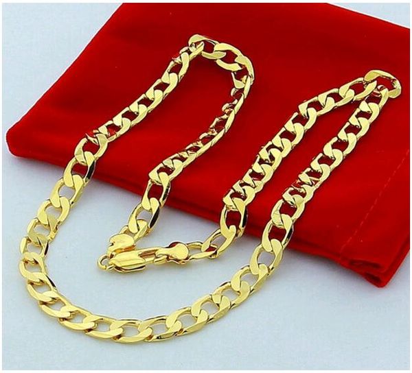 1pcs silver men nice neck chains gold plated hip hop jewelry 925 silver necklace 10mm flat 24 inch chain
1pcs silver men nice neck chains gold plated hip hop jewelry 925 silver necklace 10mm flat 24 inch chain