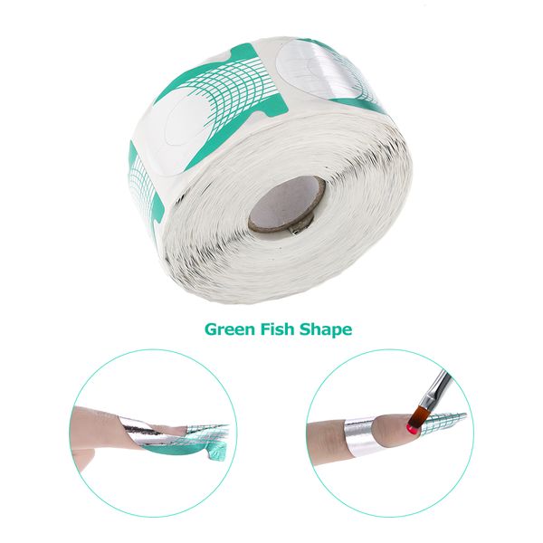 wholesale- 500pcs/roll professional nail form art tip extension sticker for acrylic uv gel nail extension guide nail tools fish shape, Black
wholesale- 500pcs/roll professional nail form art tip extension sticker for acrylic uv gel nail extension guide nail tools fish shape, Black