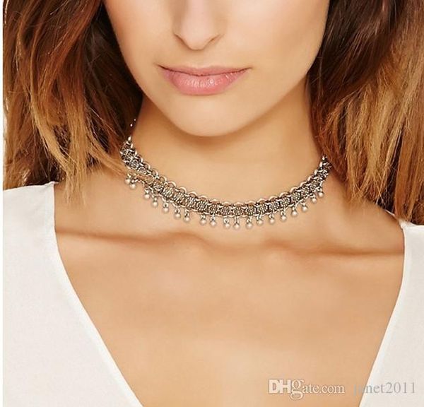 bohemian womens chokers collar necklaces silver tone tassel bell chokers necklaces womens jewelry for ladies/girls, Golden;silver
bohemian womens chokers collar necklaces silver tone tassel bell chokers necklaces womens jewelry for ladies/girls, Golden;silver
