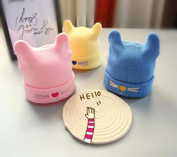 girls girls winter warm hats cat ear caps sckullies knitted children's beanies animal baby cute caps kids hmuca, White;black
girls girls winter warm hats cat ear caps sckullies knitted children's beanies animal baby cute caps kids hmuca, White;black
