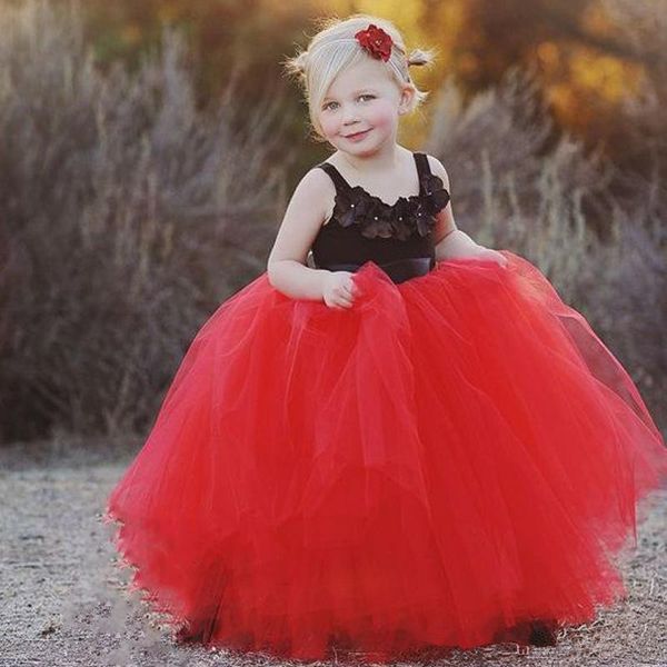 red and black princess flower girl dresses 2019 first communion dresses floor length tulle ball gown kid' gowns child pageant gowns f0, White;blue
red and black princess flower girl dresses 2019 first communion dresses floor length tulle ball gown kid' gowns child pageant gowns f0, White;blue