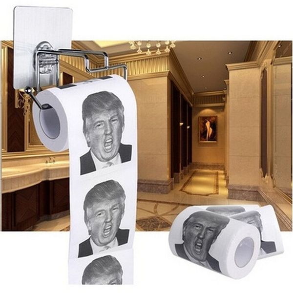 wholesale- fun humour toilet paper roll funny novelty gag gift dump with trump fashion toys for children
wholesale- fun humour toilet paper roll funny novelty gag gift dump with trump fashion toys for children