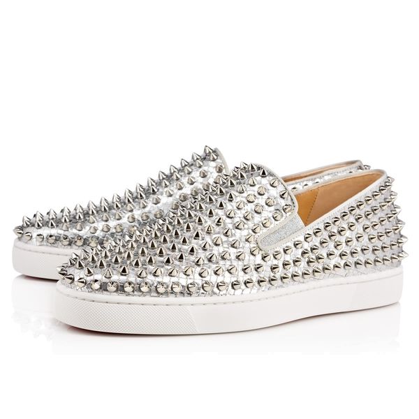 luxurious brand spikes flats red bottom roller-boat men's flat loafers shoes men women moccasin shoes evening party dress walking 35-46, Black
luxurious brand spikes flats red bottom roller-boat men's flat loafers shoes men women moccasin shoes evening party dress walking 35-46, Black