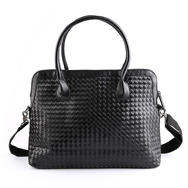 wholesale- new arrival hand woven man briefcase leather travel bag fashion leisure business lapbags
wholesale- new arrival hand woven man briefcase leather travel bag fashion leisure business lapbags