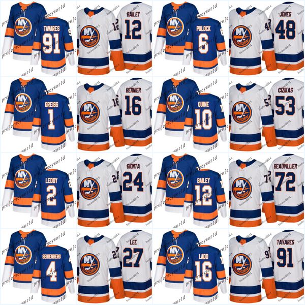Mens New York Islanders Jersey 91 John Tavares 8 Steve Bernier 13 Mathew Barzal 7 Eberle 16 Andrew Ladd 12 Josh Bailey Ice Hockey Jerseys
Mens New York Islanders Jersey 91 John Tavares 8 Steve Bernier 13 Mathew Barzal 7 Eberle 16 Andrew Ladd 12 Josh Bailey Ice Hockey Jerseys