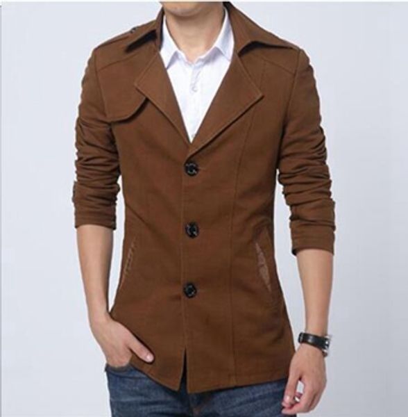 europe and the united states the new boutique han edition men winter long single-breasted high-grade trench coat / m-3xl, Black
europe and the united states the new boutique han edition men winter long single-breasted high-grade trench coat / m-3xl, Black