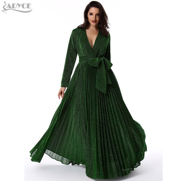 wholesale- winter mesh dress 2017 women party maxi dress gold long sleeve deep v neck sashs celebrity runway long pleated dress vestidos, White;black
wholesale- winter mesh dress 2017 women party maxi dress gold long sleeve deep v neck sashs celebrity runway long pleated dress vestidos, White;black