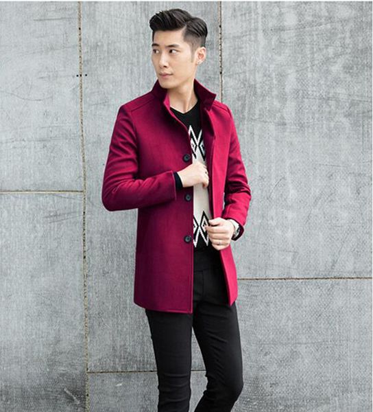 europe and the united states the new fashion of cultivate one's morality men's winter han edition cloth trench coat / m-2xl, Black
europe and the united states the new fashion of cultivate one's morality men's winter han edition cloth trench coat / m-2xl, Black