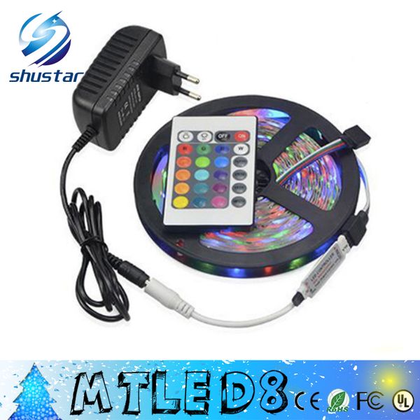 5м smd 3528 rgb гибкие светодиодные полосы света 60leds / м 24key ик-пульт дистанционного управления dc 12v 3a адаптер питания ес / сша plug
5м smd 3528 rgb гибкие светодиодные полосы света 60leds / м 24key ик-пульт дистанционного управления dc 12v 3a адаптер питания ес / сша plug