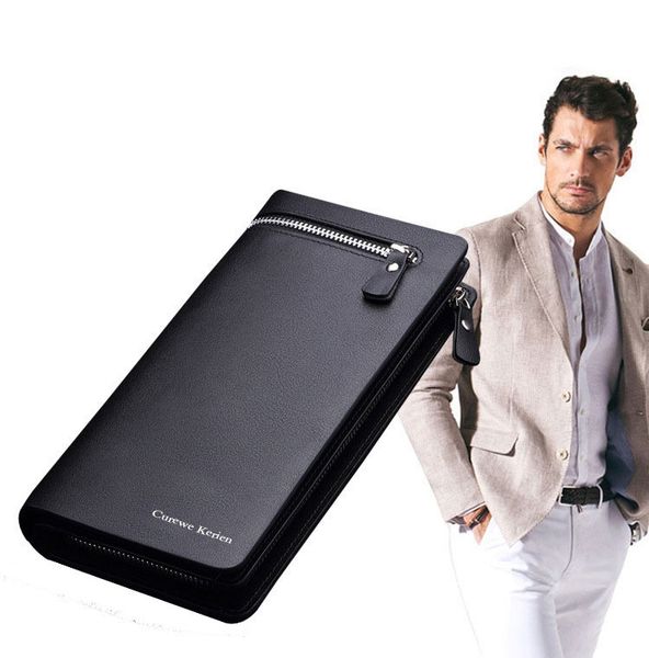 new design 2016 fashion business men long wallets card holder purse zipper leather wallets clutch wallet, Red;black
new design 2016 fashion business men long wallets card holder purse zipper leather wallets clutch wallet, Red;black