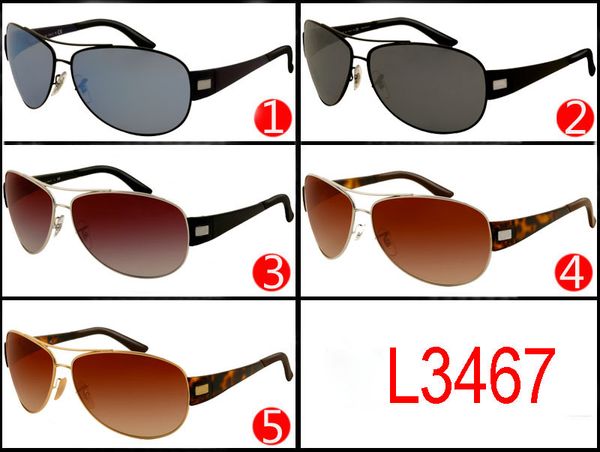 

2017 Metal Frame Sunglasses for Men and Women Outdoor Sport Driving Sun Glasses Brand Designer Sunglasses quality Factory Price 5colors