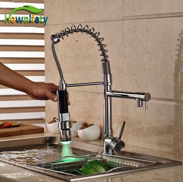 wholesale- single lever chrome polished kitchen sink faucet one hole mixer tap led colors pull down spray
wholesale- single lever chrome polished kitchen sink faucet one hole mixer tap led colors pull down spray