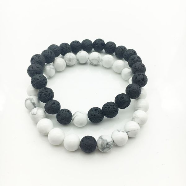 women men natural lava rock beads chakra bracelets healing energy stone meditation mala bracelet, Black
women men natural lava rock beads chakra bracelets healing energy stone meditation mala bracelet, Black