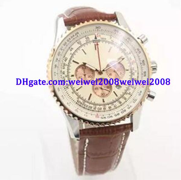 luxury watch quartz -watch men white dial gold fluted case leather belt silver skeleton 1884 navitimer watch, Slivery;brown
luxury watch quartz -watch men white dial gold fluted case leather belt silver skeleton 1884 navitimer watch, Slivery;brown