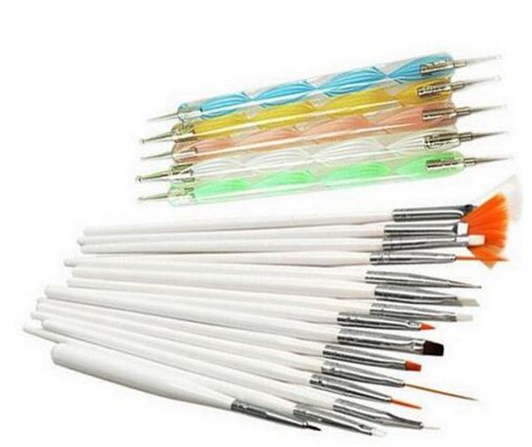 nail art painting tool 20pcs set pen polish brush set kit professional nail brushes styling xb, Yellow
nail art painting tool 20pcs set pen polish brush set kit professional nail brushes styling xb, Yellow