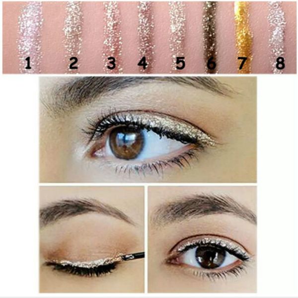 9 pcs shiny eye liner glitter beauty eye shadow liquid shining eyeliner bronzer gold shimmer lovest makeup maquiagem
9 pcs shiny eye liner glitter beauty eye shadow liquid shining eyeliner bronzer gold shimmer lovest makeup maquiagem