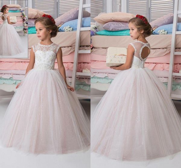 custom made lovely flower girl dresses for wedding blush pink princess tutu sequined appliqued vintage child first communion dress, White;blue
custom made lovely flower girl dresses for wedding blush pink princess tutu sequined appliqued vintage child first communion dress, White;blue