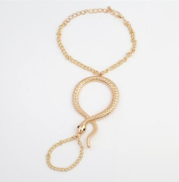 snake adjustable finger ring and hand chain bracelet for women european and american charm bangle fashion design jewelry christmas gift, Golden;silver
snake adjustable finger ring and hand chain bracelet for women european and american charm bangle fashion design jewelry christmas gift, Golden;silver