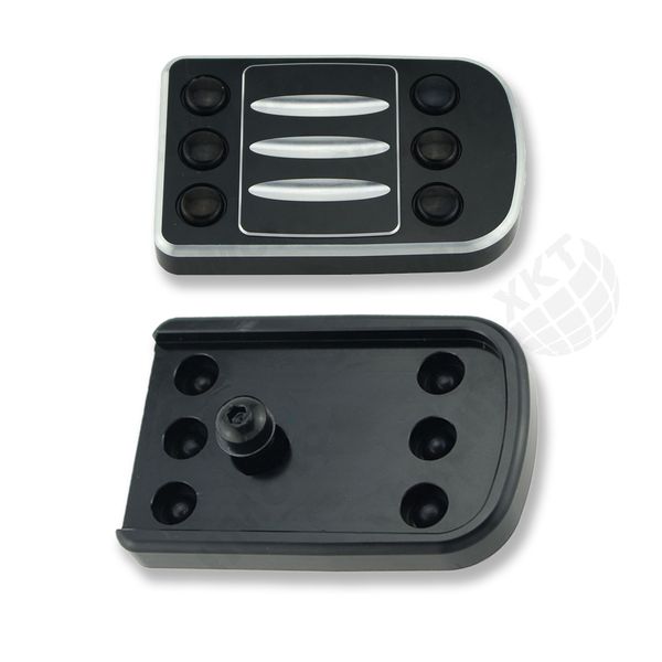 cnc edge cut large brake pedal pad cover for harley dyna road glide black 
cnc edge cut large brake pedal pad cover for harley dyna road glide black