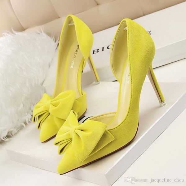 sweet high-heeled shoes fashion 6 colros shallow mouth pointed toe party shoes suede hollow out bowknot lady single shoes 519-1, Black
sweet high-heeled shoes fashion 6 colros shallow mouth pointed toe party shoes suede hollow out bowknot lady single shoes 519-1, Black