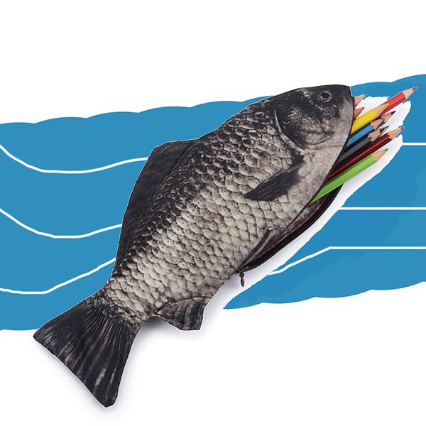 wholesale- creative fish shaped pencil bag pencil box pencil case box fish of large capacity upgrade school gift funny gift
wholesale- creative fish shaped pencil bag pencil box pencil case box fish of large capacity upgrade school gift funny gift